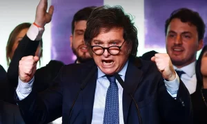 Milei tras el triunfo en las elecciones de medio término