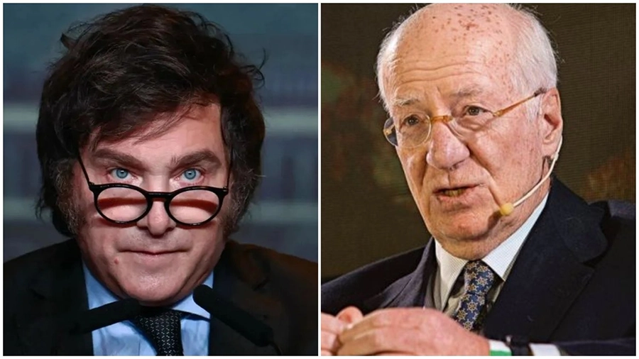 Milei y Paolo Rocca