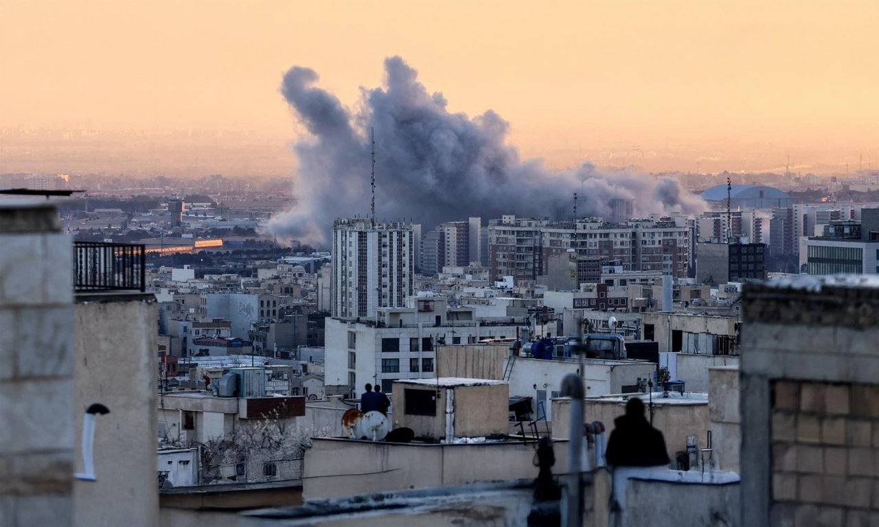 guerra en Irán, explosión