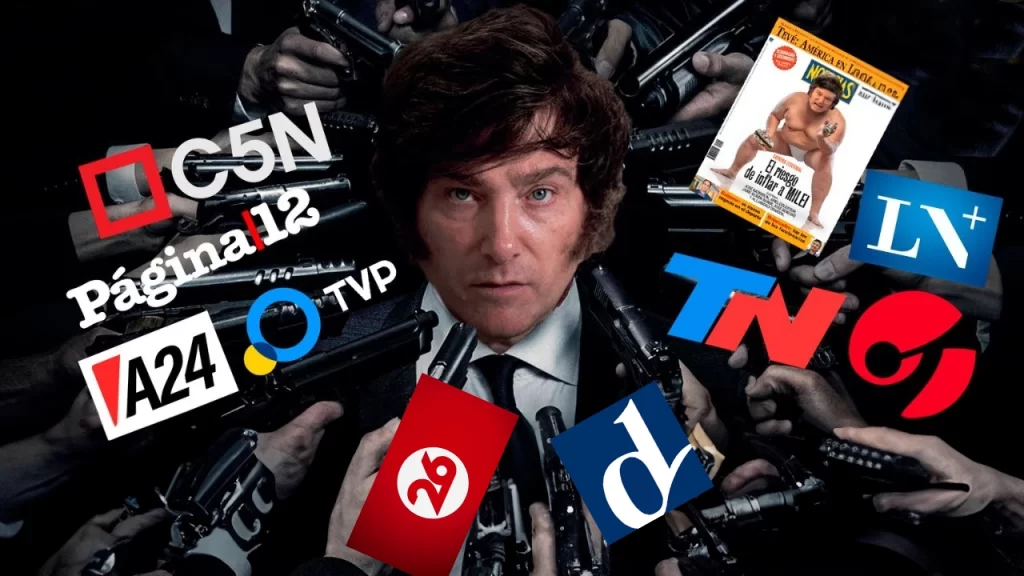Milei contra los medios