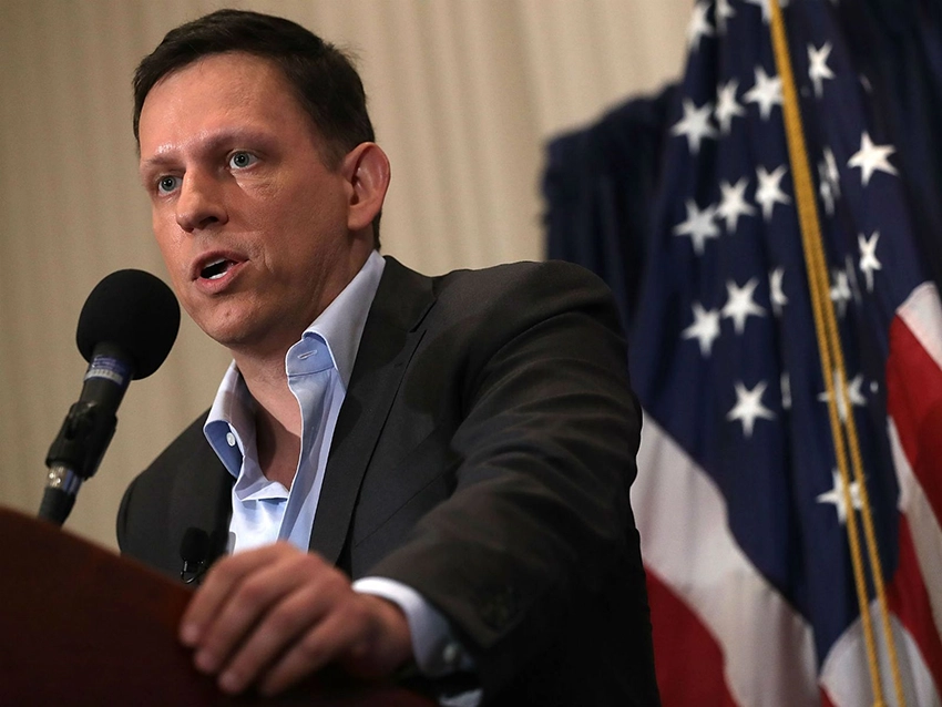 Peter Thiel en discurso