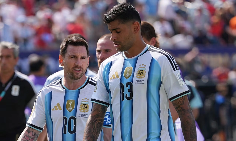 Messi y el Cuti Romero