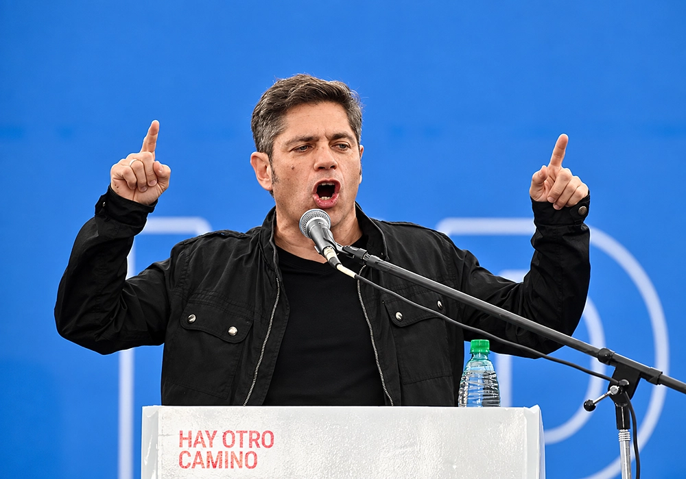 Axel Kicillof en discurso