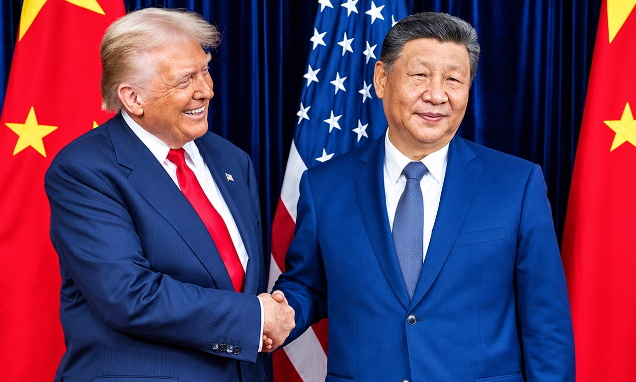 Donald Trump con Xi Jinping